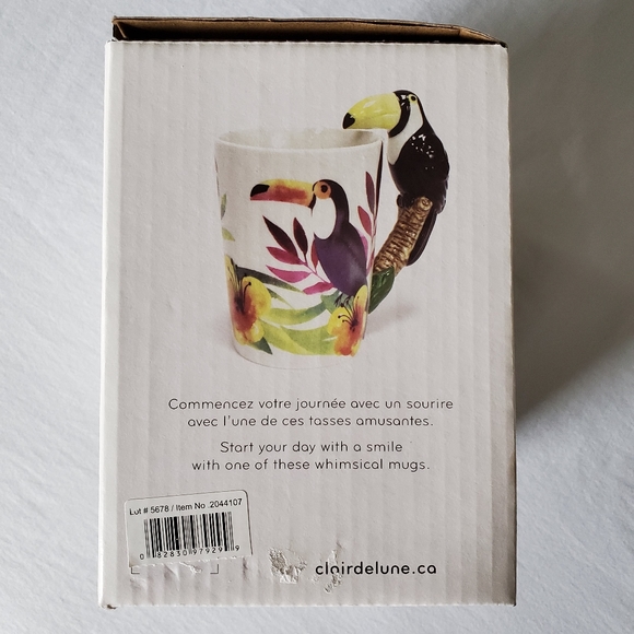 3D🦜 PARROT HANDLE MUG - Picture 10 of 11